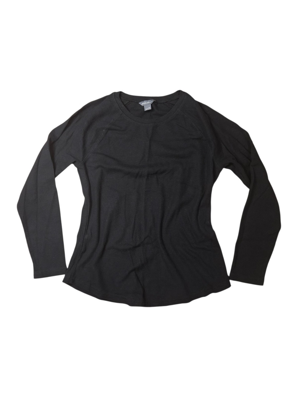 Eddie Bauer Women's Black Long-Sleeve Thermal Tee